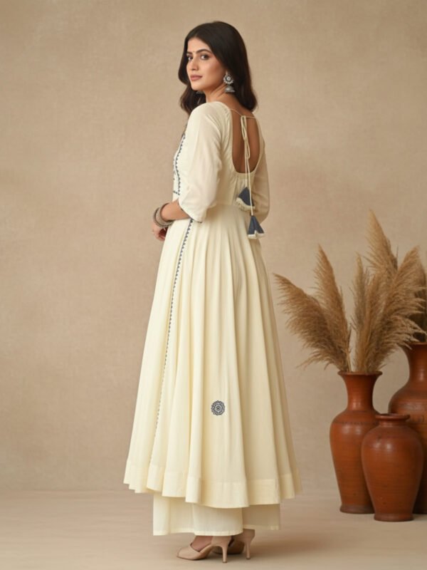 pure vichitra silk suit with sequence work & dupatta (3 pcs)